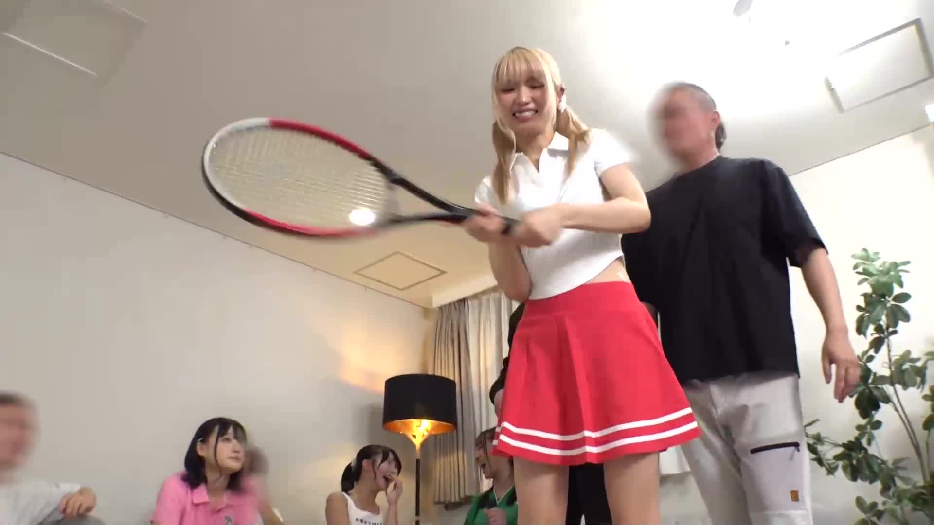 【流出映像】大学女子网球社四位女生与前辈男性交换伙伴Party【香奈、优加、莉奈、奈奈】～莉奈&amp;奈奈篇～ - AV大平台-中文字幕,成人影片,AV,国产,线上看